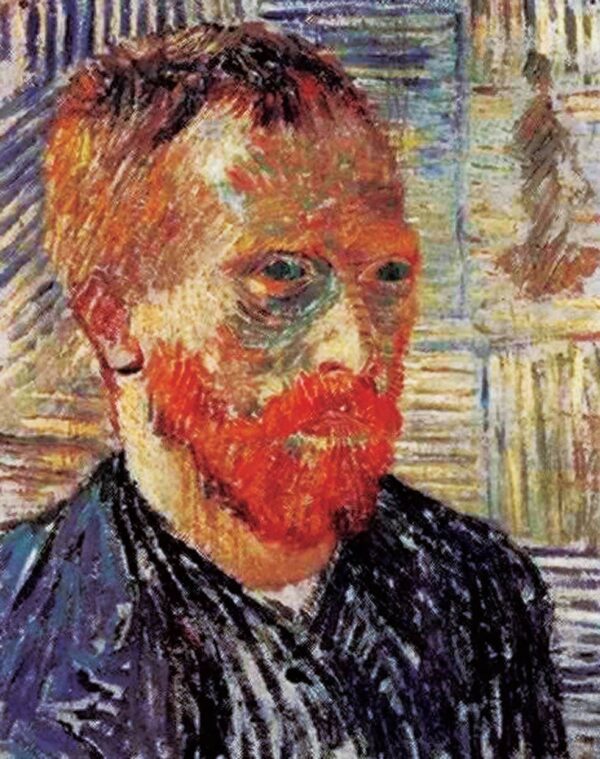 Autoritratto con una stampa giapponese – Van Gogh Serie degli Autoritratti di Vincent van Gogh 2024-11-21