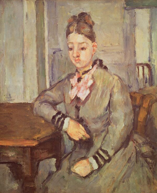 Madame Cezanne appoggiata su un tavolo – Paul Cézanne Paul Cézanne 2024-11-14