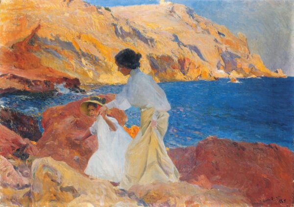 Clotilde ed Elena sulle rocce, Javea – Sorolla Joaquín Sorolla 2025-01-28