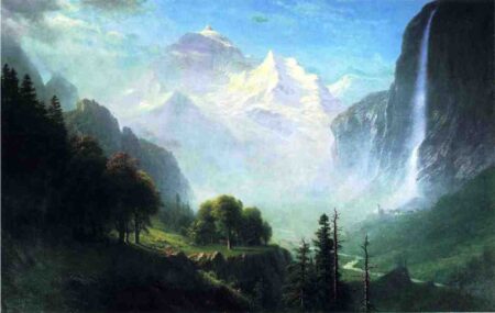 Cascate di Staubbach, vicino a Lauterbrunnen, Svizzera – Albert Bierstadt Albert Bierstadt 2025-01-30