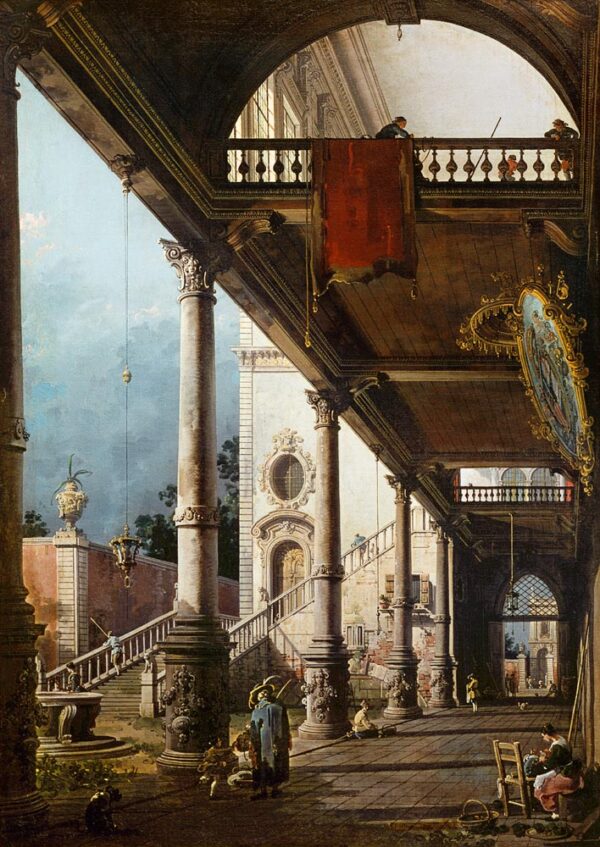 Capriccio con colonne – Giovanni Antonio Canal Canaletto 2024-11-14