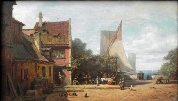 Vecchia taverna sul lago Starnberger – Carl Spitzweg Carl Spitzweg 2024-12-03