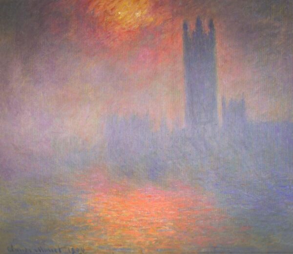 Londra, il Parlamento. Spacco di sole nella nebbia (W 1610) – Claude Monet Claude Monet 2024-11-21