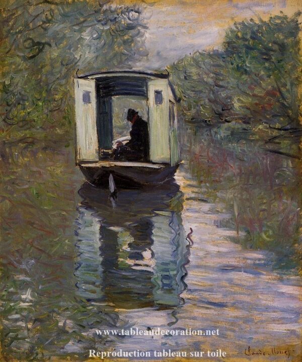 Il Bateau-atelier – Tableau Monet Claude Monet 2024-11-21