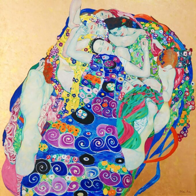 Le Vergini (Gustav Klimt) – Riproduzione in stock – 200 x 200 cm Gustav Klimt 2024-09-19