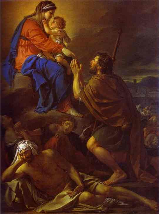 San Rocco che intercede presso la Vergine per i malati di peste – Jacques-Louis David Jacques-Louis David 2024-11-20