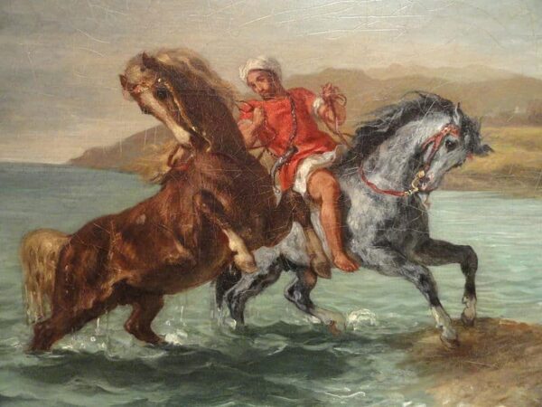 Due cavalli emergono dal mare – Eugène Delacroix Eugène Delacroix 2024-11-21