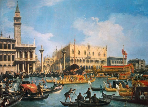 Le Buccintoro il giorno del viaggio nel cielo – Giovanni Antonio Canal Canaletto 2024-11-14