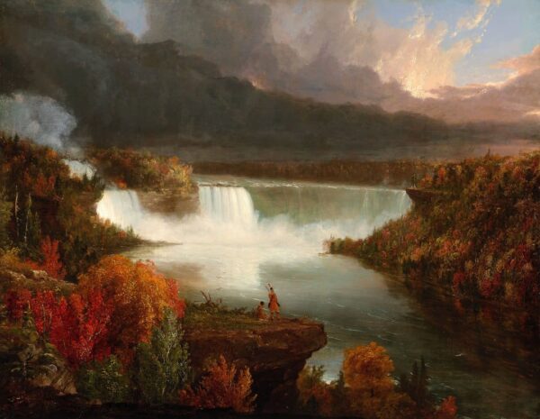 Vista lontana delle cascate del Niagara – Thomas Cole Thomas Cole 2024-11-14