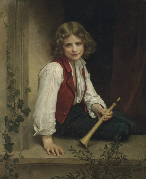 Il Pifferaio di William Bouguereau William Bouguereau 2024-11-21