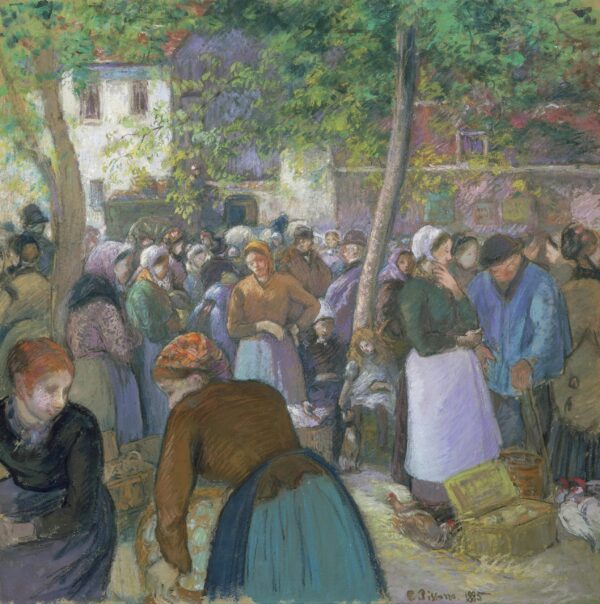 Il mercato della volateria, Gisors – Camille Pissarro Camille Pissarro 2024-11-14