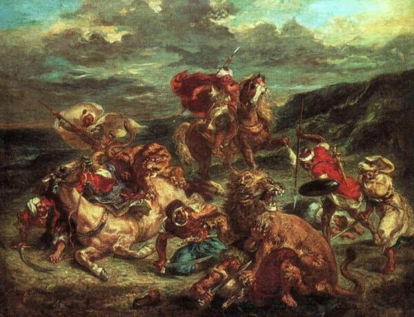 Caccia al leone – Eugène Delacroix Eugène Delacroix 2024-11-21