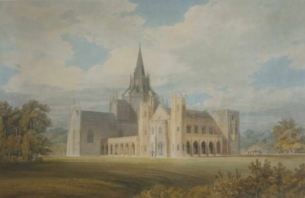 Vista prospettica dell’abbazia di Fonthill dal sud-ovest – William Turner William Turner 2024-11-21