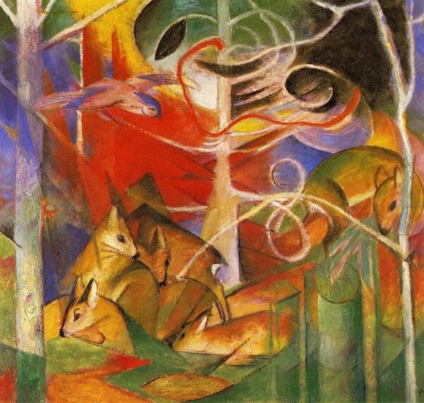 Cervi nella foresta I – Franz Marc Franz Marc 2024-11-13