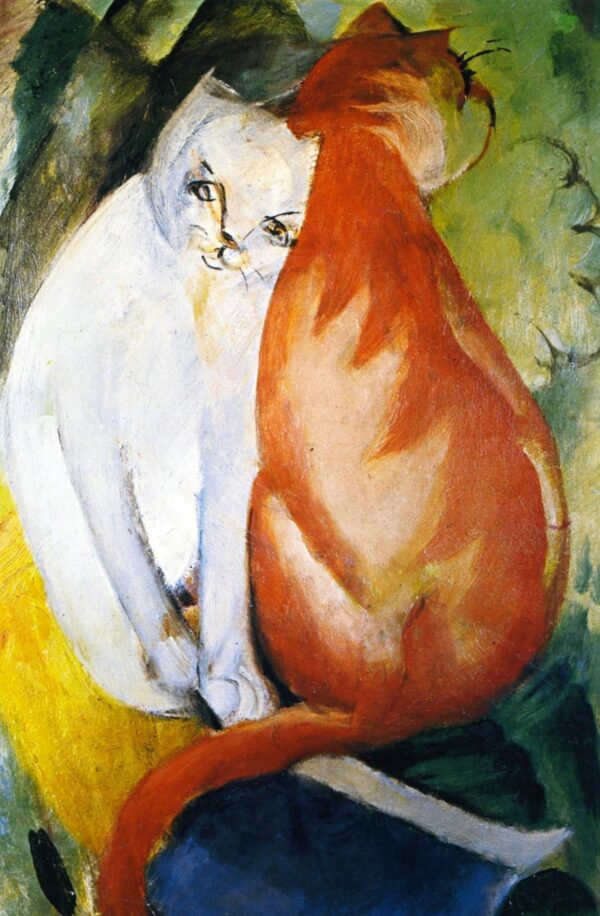 Chats, rouge et blanc – Franz Marc Franz Marc 2024-11-13