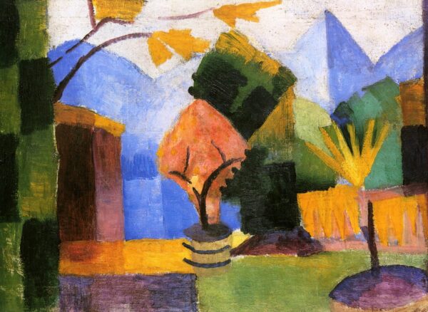 Giardino sul lago di Thun – August Macke August Macke 2025-01-28