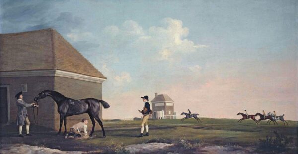 Gimcrack su Newmarket Heath con un allenatore, un fantino e un ragazzo – George Stubbs George Stubbs 2024-11-14