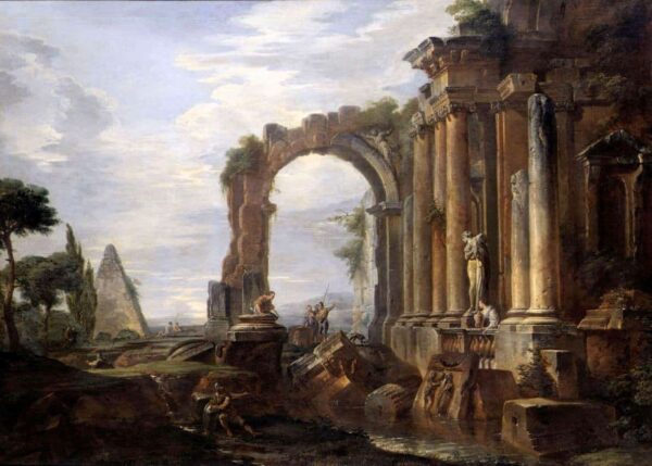 Capriccio di rovine classiche, 1730 – Giovanni Paolo Pannini Giovanni Paolo Pannini 2024-11-14