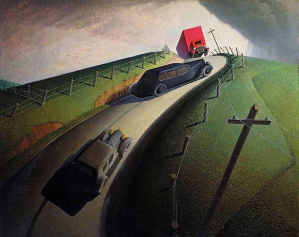 Morte sulla strada della cresta, 1935 – Grant Wood Grant Wood 2024-11-14