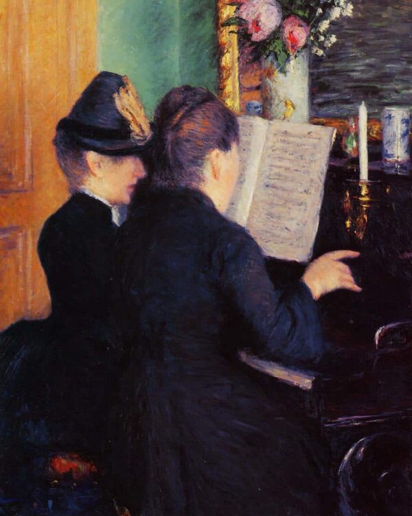 La lezione di pianoforte – Caillebotte Gustave Caillebotte 2025-01-29