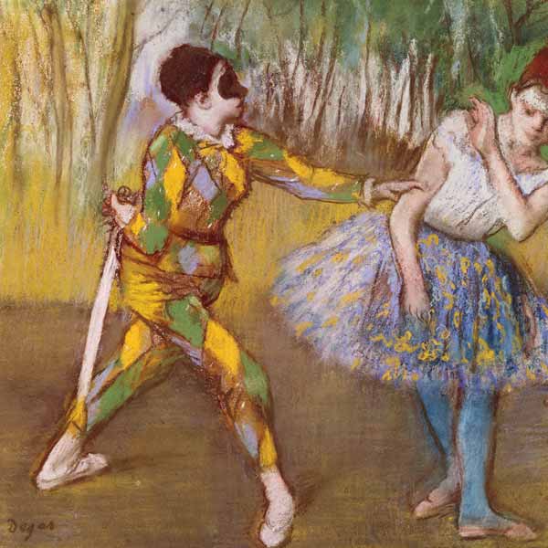 Arlecchino e Colombina – Edgar Degas Edgar Degas 2024-11-14