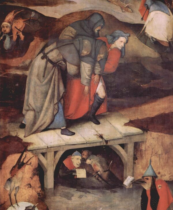 Dettaglio del trittico della Tentazione di Sant’Antonio, circa 1501 – Hieronymus Bosch Hieronymus Bosch 2024-11-14