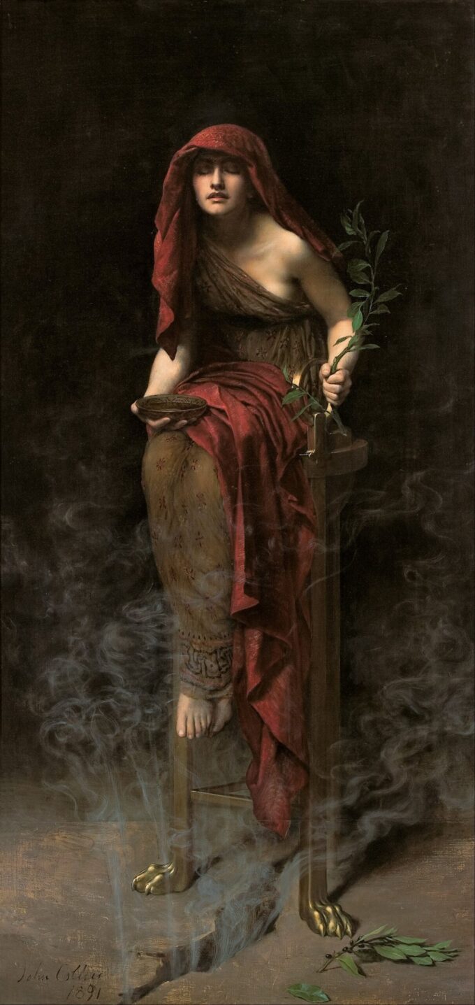 Prêtresse de Delphes di John Collier John Collier 2024-09-19