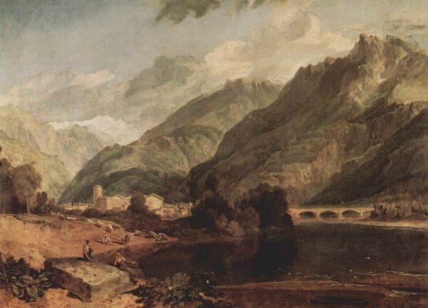 Bonneville (Savoia) con il Monte Bianco – William Turner William Turner 2024-11-21