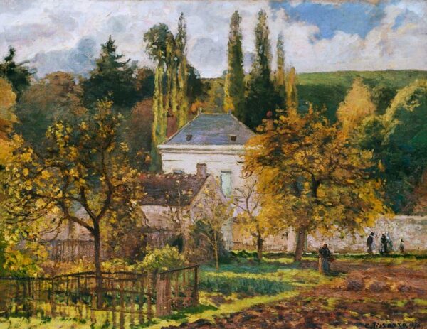 Casa dei cittadini a l’Hermitage, Pontoise – Camille Pissarro Camille Pissarro 2024-11-13