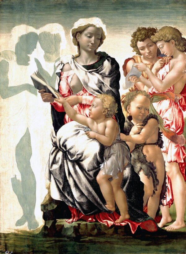 Vergine con Bambino e San Giovanni, circa 1495 – Michelangelo Michelangelo 2024-11-21