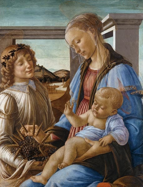 Madonna e Bambino con angelo (Madonna dell’Eucarestia) – Sandro Botticelli Sandro Botticelli 2024-11-21