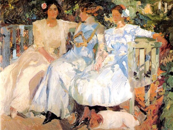 Ma moglie e le mie figlie nel giardino – Sorolla Joaquín Sorolla 2025-01-28