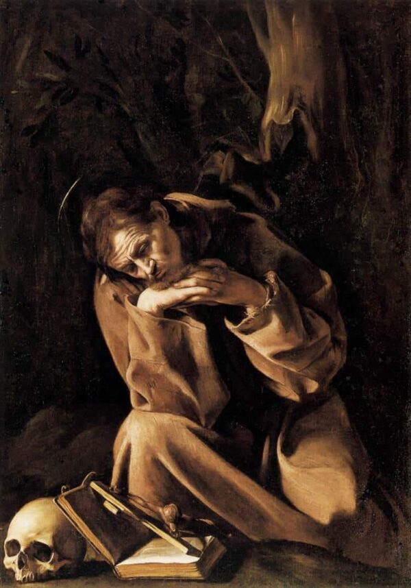 San Francesco in meditazione sulla croce – Caravaggio Caravaggio 2025-01-21