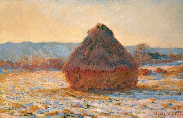 Meule, effetto di neve, sole – Claude Monet Claude Monet 2024-11-21