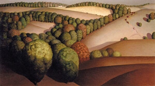 Bois vicino al tramonto – Grant Wood Grant Wood 2024-11-14