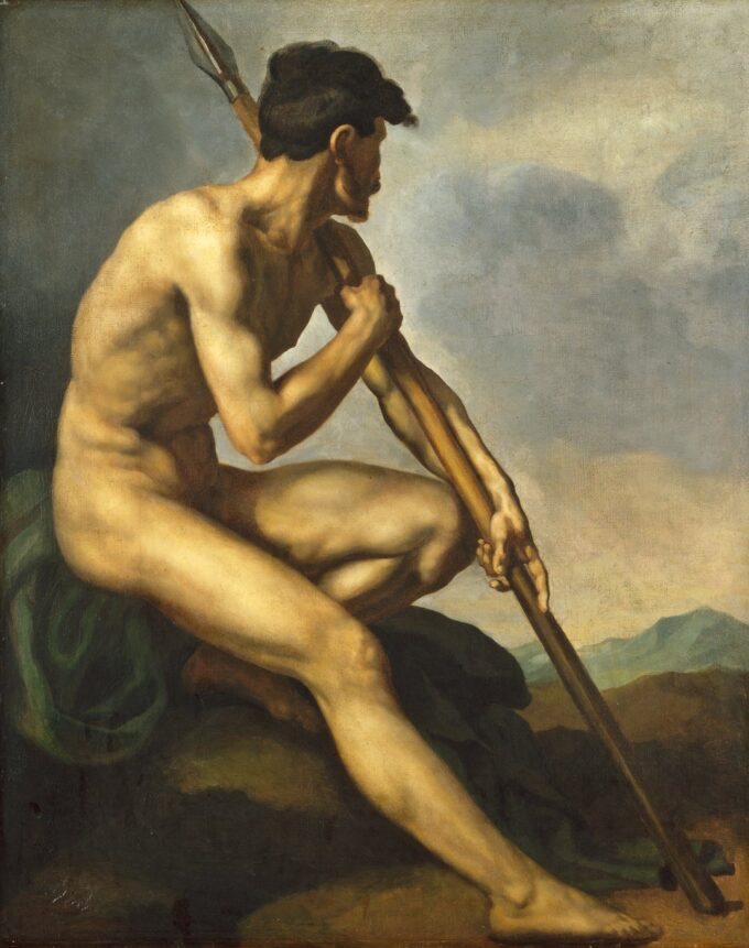 Guerriero nudo con una lancia – Théodore Géricault Théodore Géricault 2024-09-19