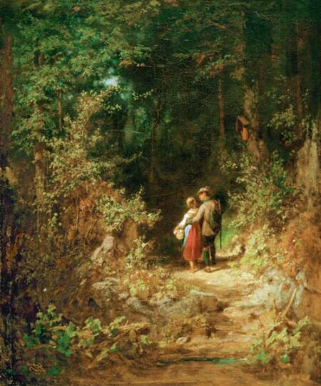 Amoureux dans un bois, vers 1860 – Carl Spitzweg Carl Spitzweg 2025-01-30