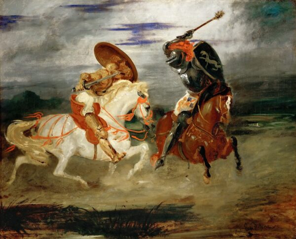 Combattimento di cavalieri in campagna – Eugène Delacroix Eugène Delacroix 2024-11-21