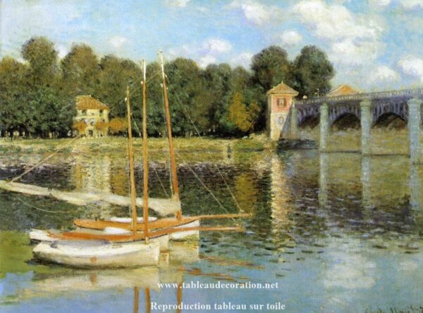 Il Ponte di Argenteuil – Quadro di Claude Monet con barche Claude Monet 2024-11-21