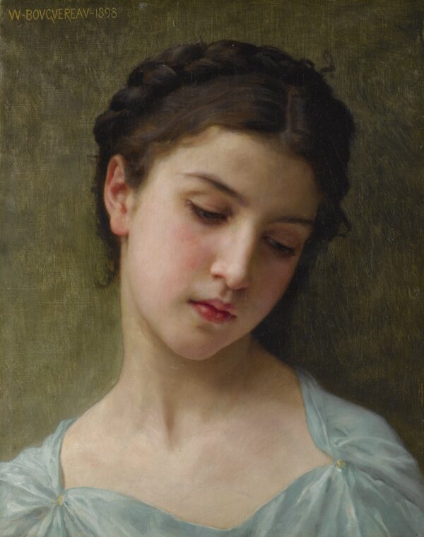 Ritratto di una giovane ragazza di William Bouguereau William Bouguereau 2024-11-21