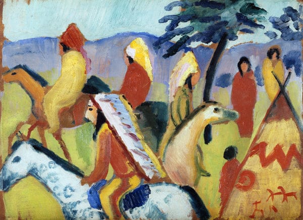 Indiani a cavallo – August Macke August Macke 2025-01-28