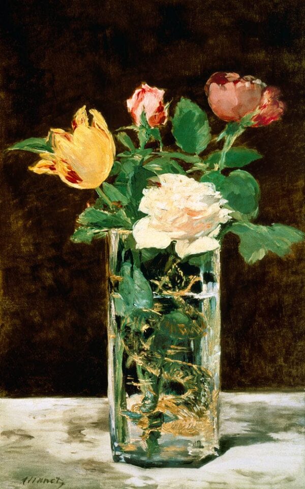 Rose e tulipani in un vaso – Edouard Manet Édouard Manet 2024-11-21