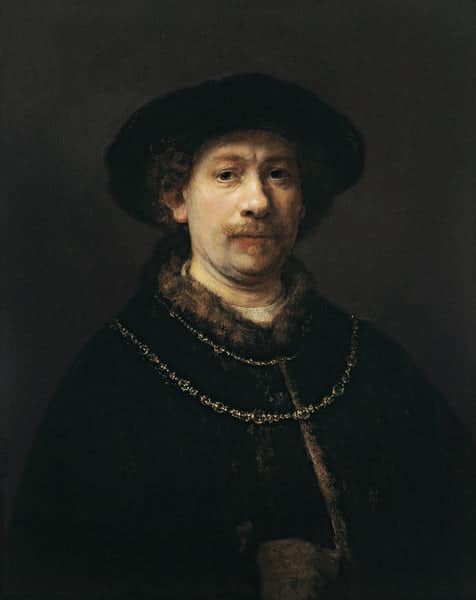 Autoritratto con berretto e due catene d’oro – Rembrandt van Rijn Rembrandt van Rijn 2024-09-19