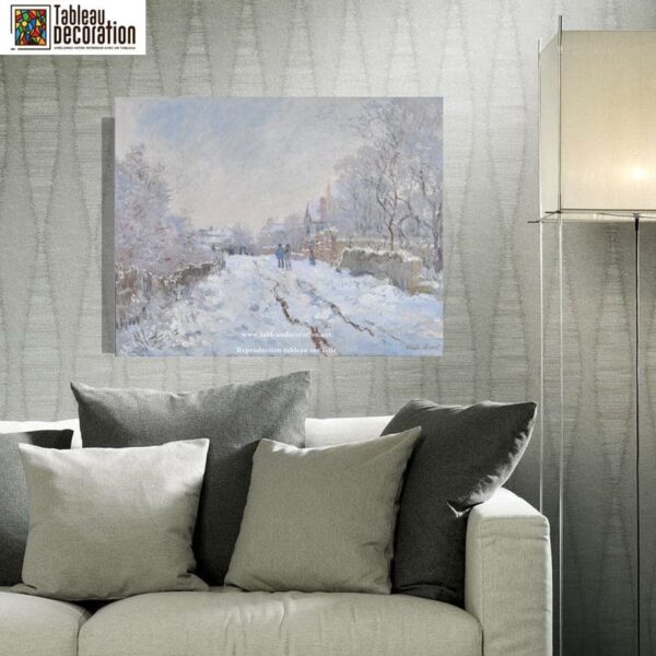 Rue sotto la neve, Argenteuil – Tavola neve di Monet Claude Monet 2024-11-21 3