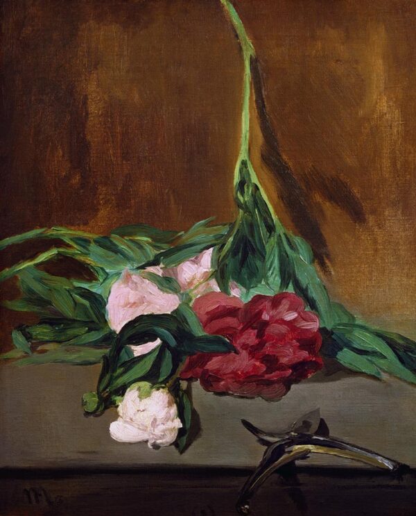 Gambo di peonie e cesoie – Edouard Manet Édouard Manet 2024-11-14