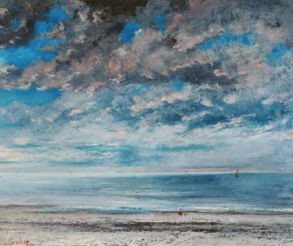 La Plage, Soleil Couchant – Gustave Courbet Gustave Courbet 2024-11-21