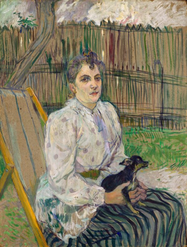 Donna con un cane – Toulouse Lautrec Henri de Toulouse-Lautrec 2024-11-20