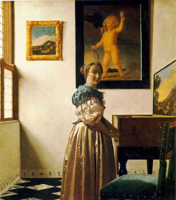 Una signora in piedi al virginale – Jan Vermeer Jan Vermeer 2024-11-21