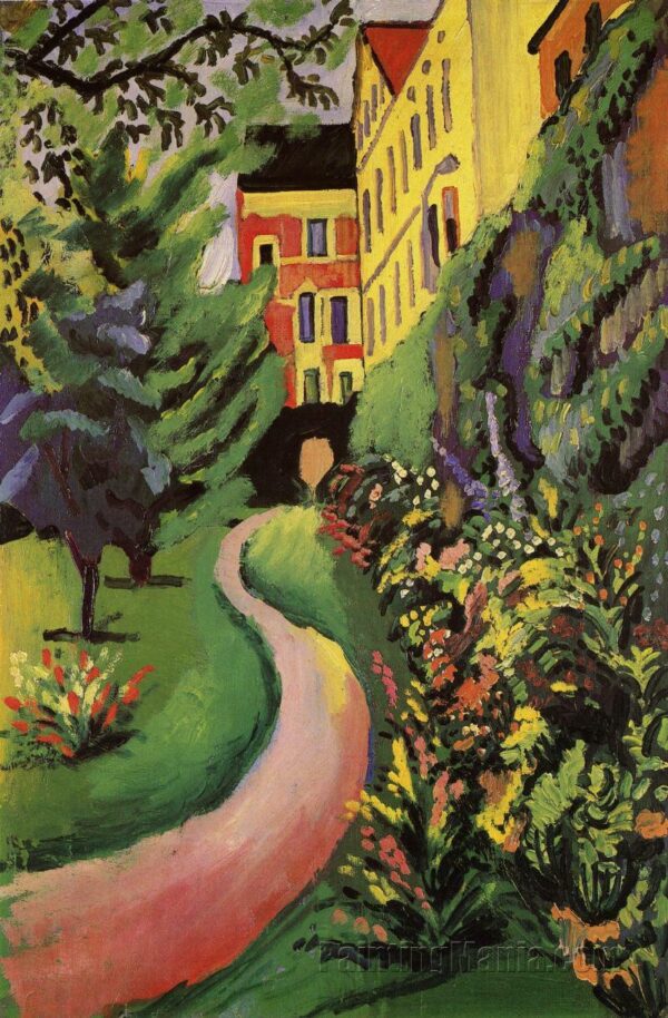 Il nostro giardino con aiuole fiorite – August Macke August Macke 2025-01-28