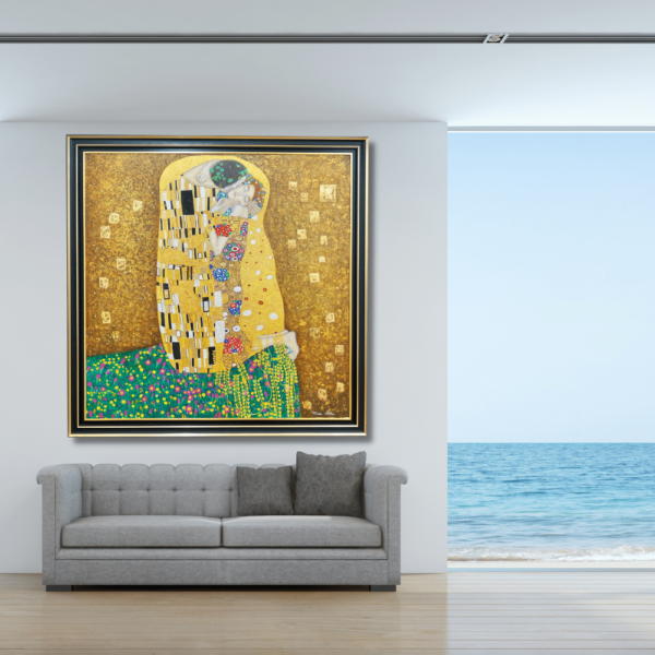 Il bacio (Gustav Klimt) – Riproduzione in stock – 200 x 200 cm Gustav Klimt 2024-11-21 4